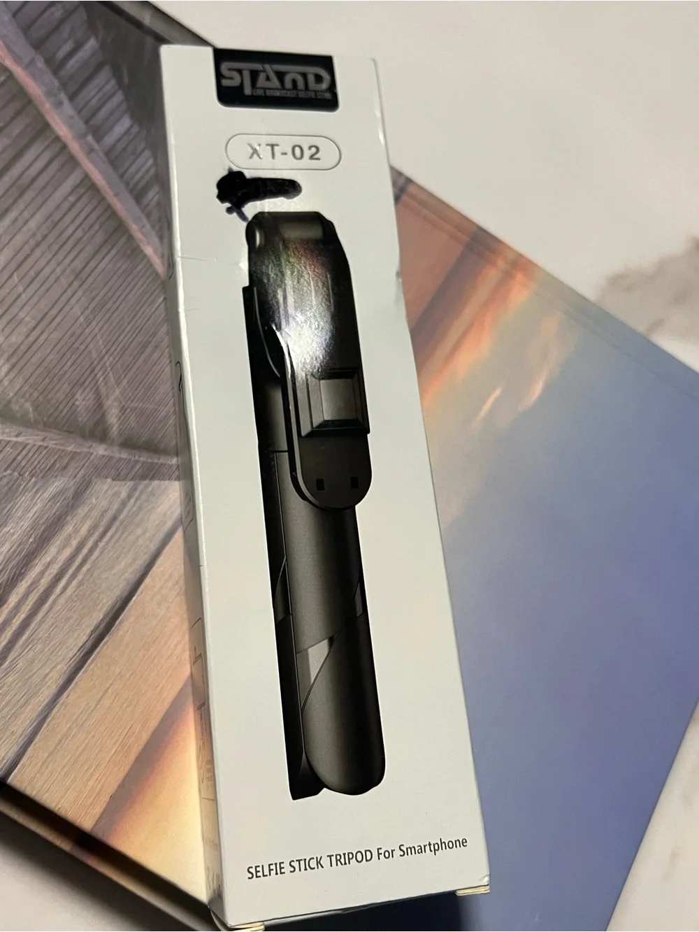Stampd Black XT-02 Selfie Stick Tripod with Phone Clamp